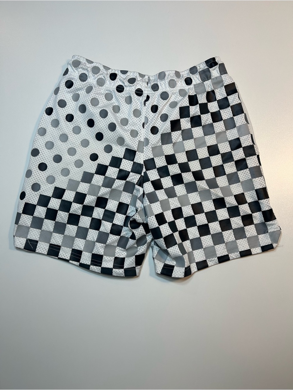 Nike Jordan Legacy AJ3 AOP Printed Mesh Checkerboard Polka Dot Shorts - Picture 2 of 7